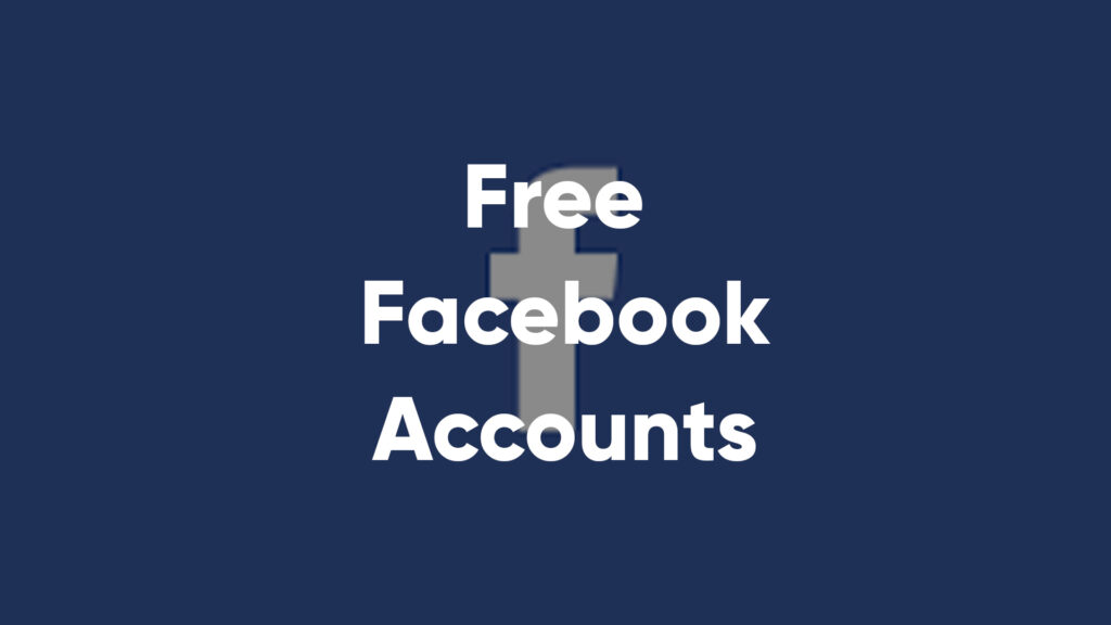 Free Facebook Account