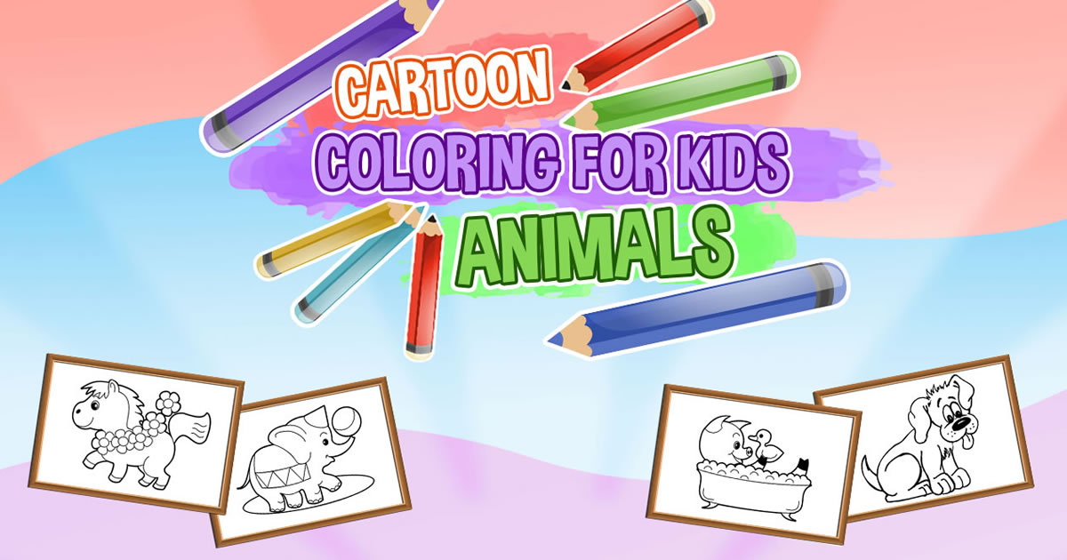 Image Cartoon Coloring for Kids - Animals