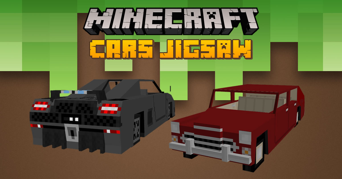 Image Minecraft Cars Jigsaw
