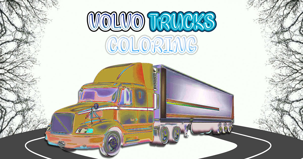 Image Volvo Trucks Coloring